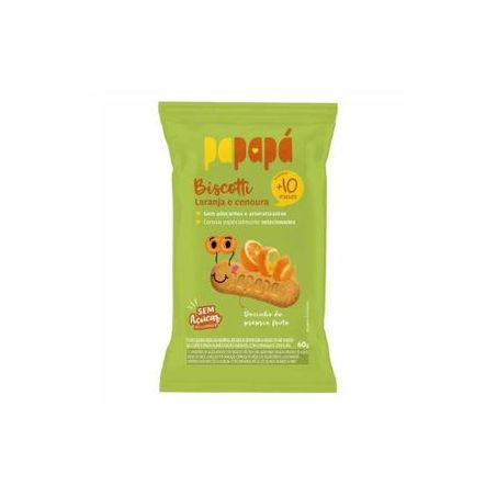 Biscoito Papapá Laranja e Cenoura 60g