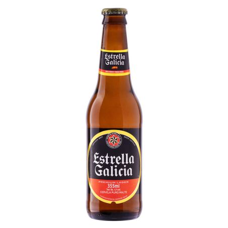 Cerveja Lager Premium Puro Malte Estrella Galicia
