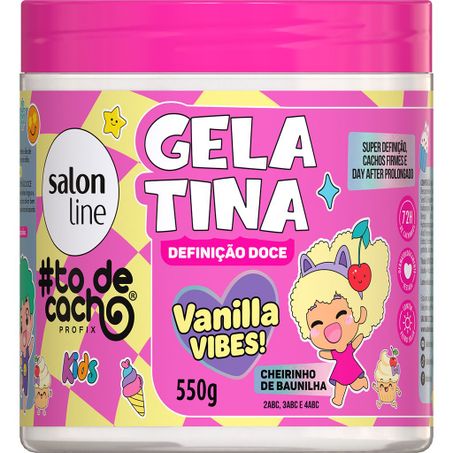 CONDICIONADOR SALON LINE #TODECACHO KIDS DEFINIÇÃO DOCE 550G