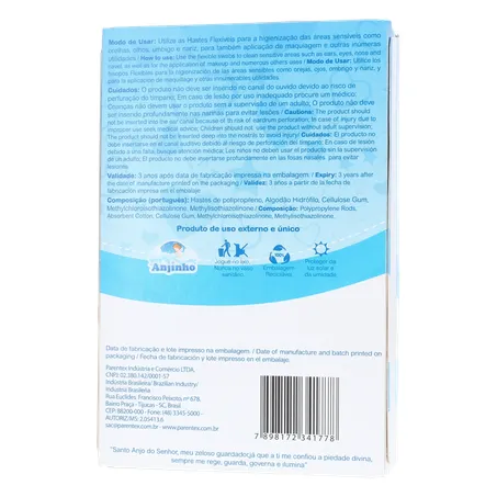 Hastes anjonete azul 150un 360-19
