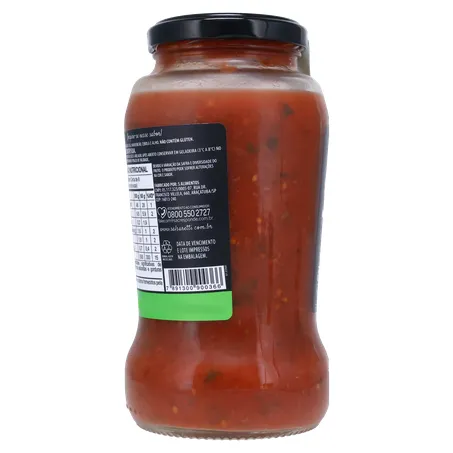 Molho De Tomate Salsaretti Gourmet Basilico 500g 360-24