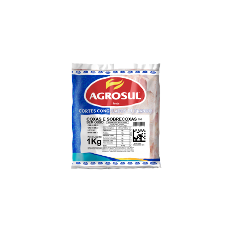 FILE DE COXAS E SOBRECOXAS 1KG AGROSUL CONGELADA