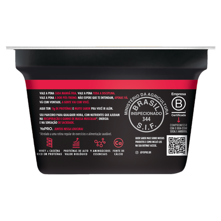YOPRO DANONE PROTEIN MORANGO 160G 360-1