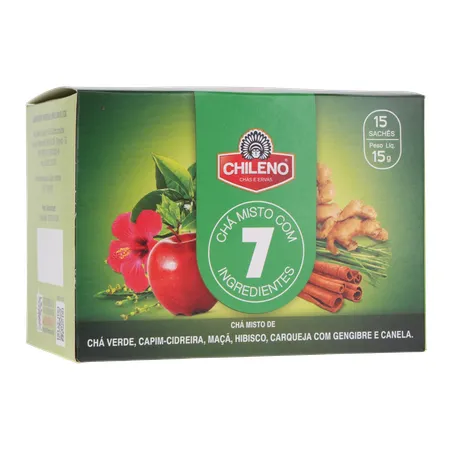 Cha chileno misto 7 ingredientes 15g 360-16