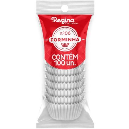 Forminha de Papel Branca Regina com 100 Un. N6