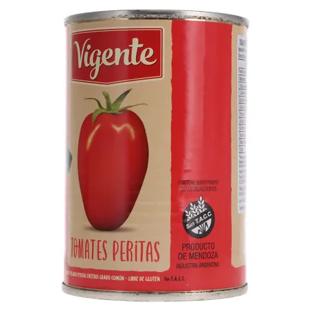 TOMATE PELADO IMPORTADO DA ARGENTINA VIGENTE LATA 230G 360-3