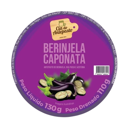 BERINJELA  CIA DO ANTEPASTO CAPONATA  130G