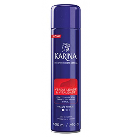 Spray fixador karina tradicional frasco 400ml