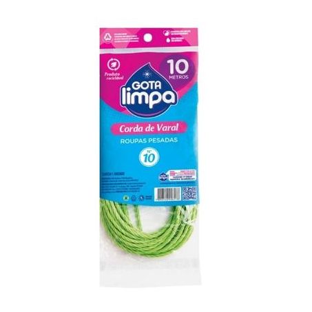 CORDA PARA VARAL GOTA LIMPA 10M N10