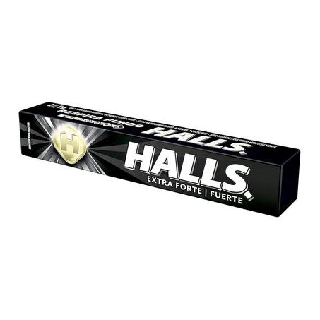 Halls extra forte preto pacote 27.5g