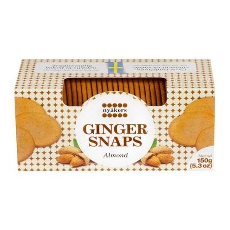 Biscoito De Amendoas Ginger Snaps 150g