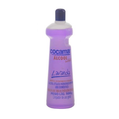 Álcool em Gel Cocamar Lavanda Frasco 500G