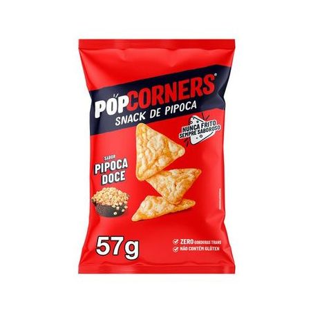 Salgadinho De Milho Popcorners Adocicado Kettle Corn Pacote com 57G 