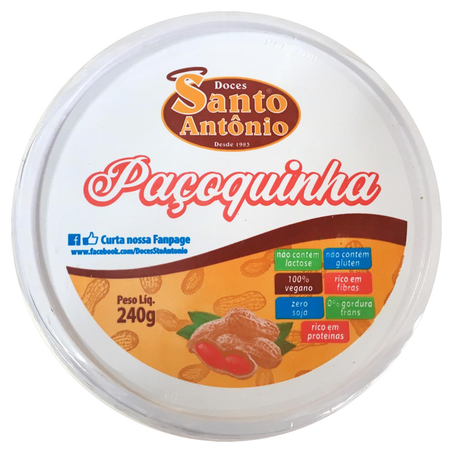 Paçoca Santo Antônio 240g - Rolha
