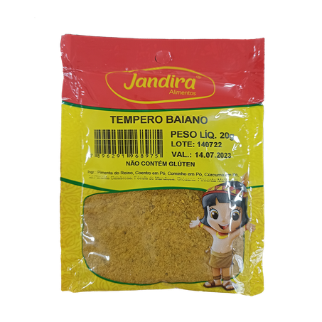 Tempero baiano jandira 20g