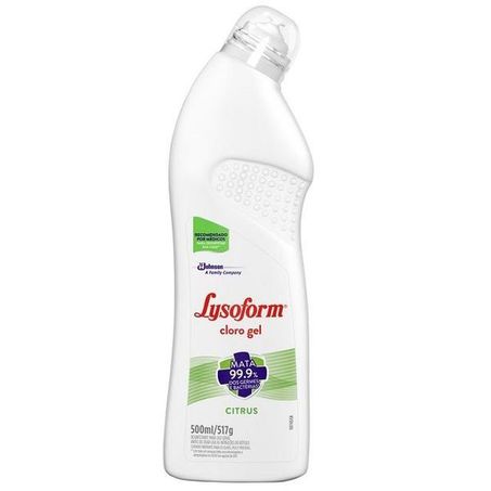 Desinfetante Lysoform Cloro Gel Frasco 500ml 
 