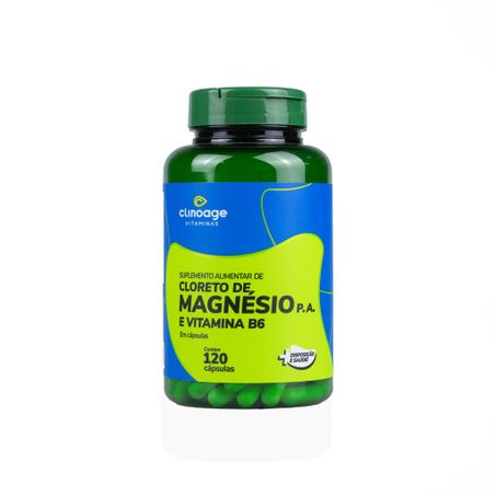 CLORETO DE MAGNÉSIO P.A 600MG 120 CAPSULAS CLINOAGE