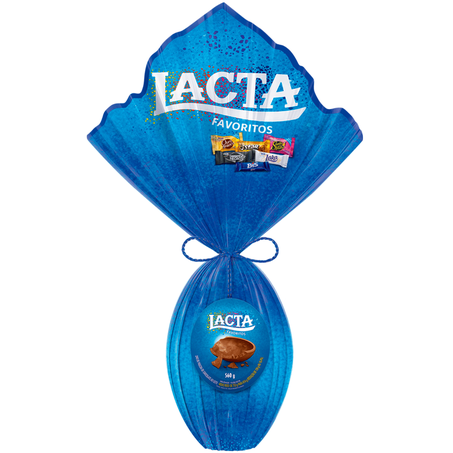 OVO PASCOA LACTA 560G FAVORITOS