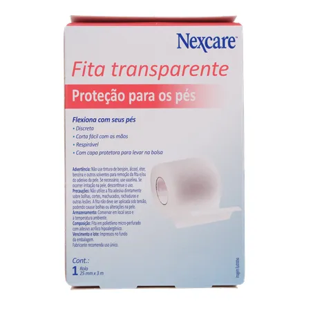 Fita adesiva protetora de pés 3m transpa 360-2