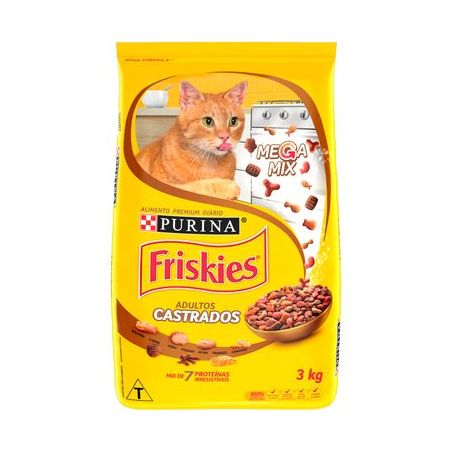 Ração gato adulto megamix friskies 2.5kg