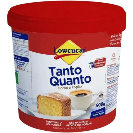 ADOCANTE DIETÉTICO LOWCUCAR FORNO E FOGÃO 400G