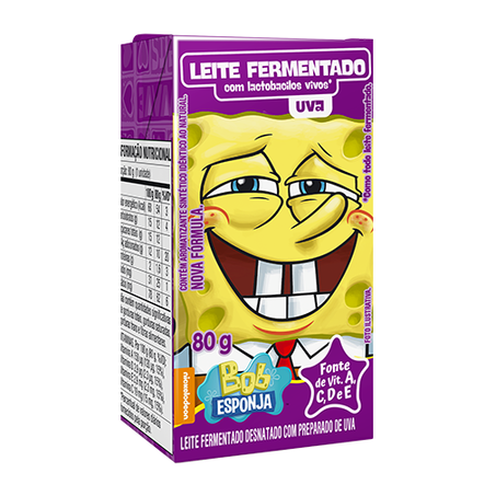LEITE FERMENTADO ELEGÊ BOB UVA 80G