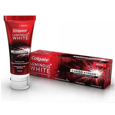 CREME DENTAL COLGATE LUMINOUS WHITE CARVÃO ATI 70G