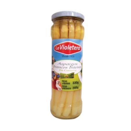 Aspargos branco la violeterainteiro 205g