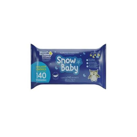 Toalha Umedecida Snow Baby Hora Dormir C/140