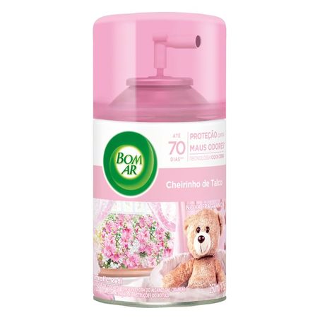 DESODORIZA BOM AR AIR WICK AEROSOL TALCO 250ML