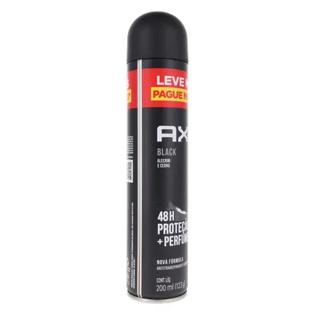 Desodorante Axe black 200ml 360-30