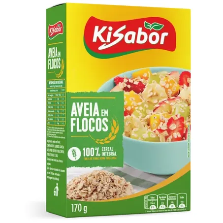 Aveia em Flocos Kisabor 170g
