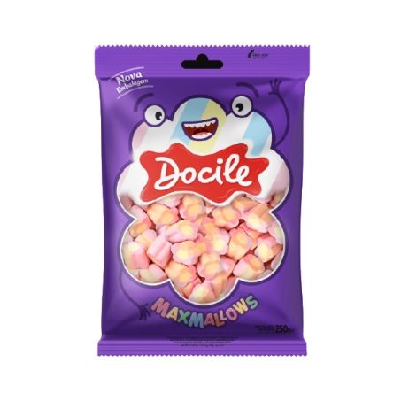 MARSHMALLOW DOCILE MAXMALLOWS FLOR 250G
