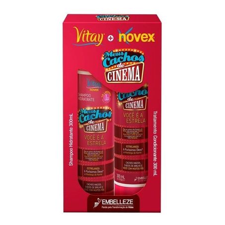 SHAMPOO + COND EMBELLEZE 600ML CACHOS