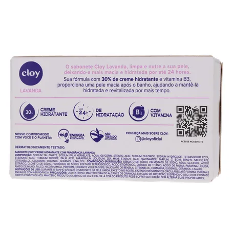Sabonete cloy lavanda caixa 80g 360-19