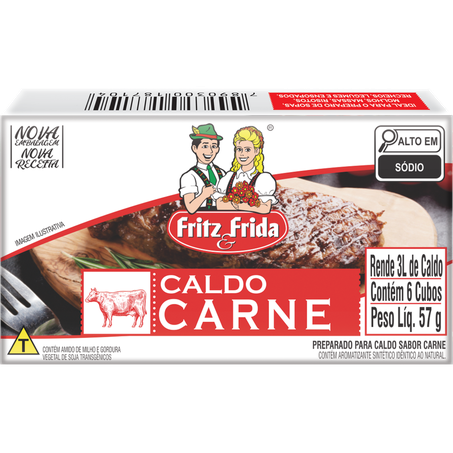 Caldo fritz & frida 57g carne
