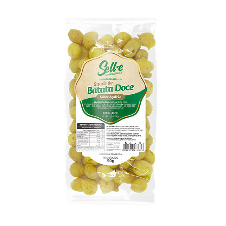 BISCOITO SELL-E BATATA DOCE SABOR ACAFRAO 50G