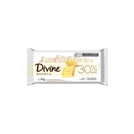 DIVINE BARRA CHOC BRANCO 70G