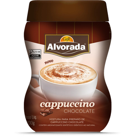 Cappuccino Alvorada 200g - Chocolate