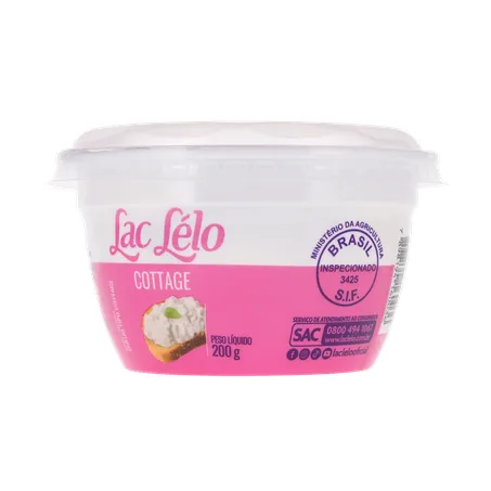 Queijo cottage lac lelo 200g 360-3