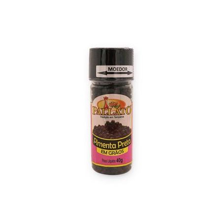 Tempero Pallato pimenta preta em grão 40g