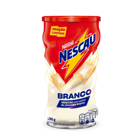 Achocolatado Em Pó Nestlé Nescau Chocolate Branco Lata 180g 
 