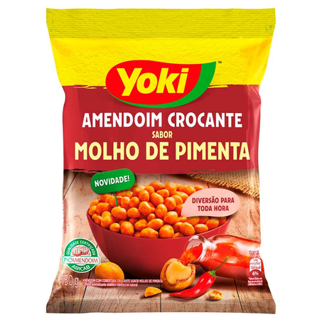 Amendoim Yoki Molho Pimenta Pacote 150G