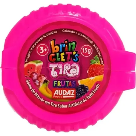 Goma Mascar Brinclets 15g Tira Frutas