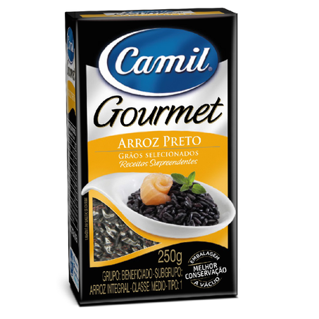 Arroz preto camil 250g