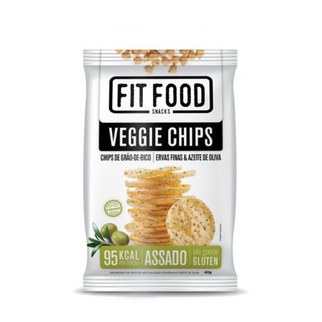CHIPS FIT FOOD VEGGIE GRAO DE BICO C/ ERVAS FINAS 