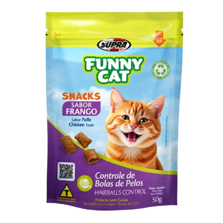 Petisco Funny Cat 50g - Frango