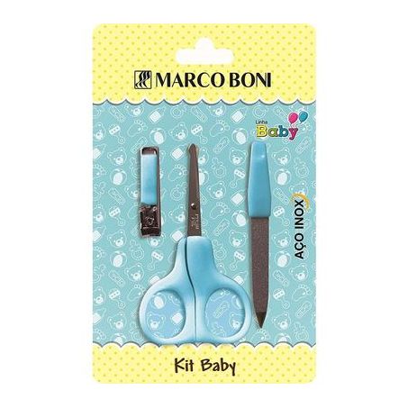 KIT MANIC INF MARCO BONI BLUE 3PC