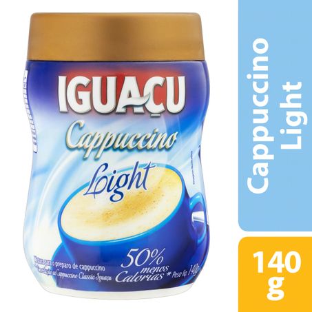 CAPPUCCINO SOLÚVEL LIGHT IGUAÇU