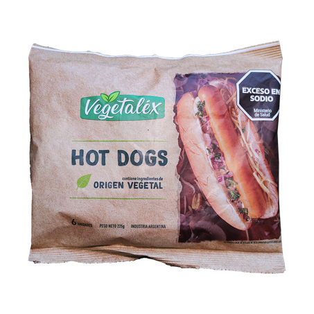 HOT DOG VEGETAL 300G - VEGETALEX
